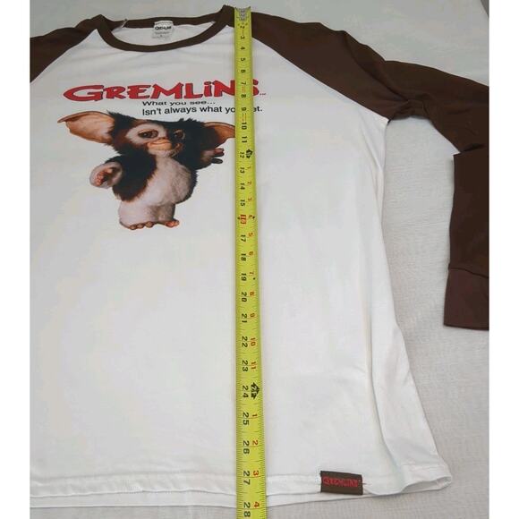 Gremlins T-shirt Women’s Large Ragland Long Sleeve Movie Sci-fi - Picture 6 of 9